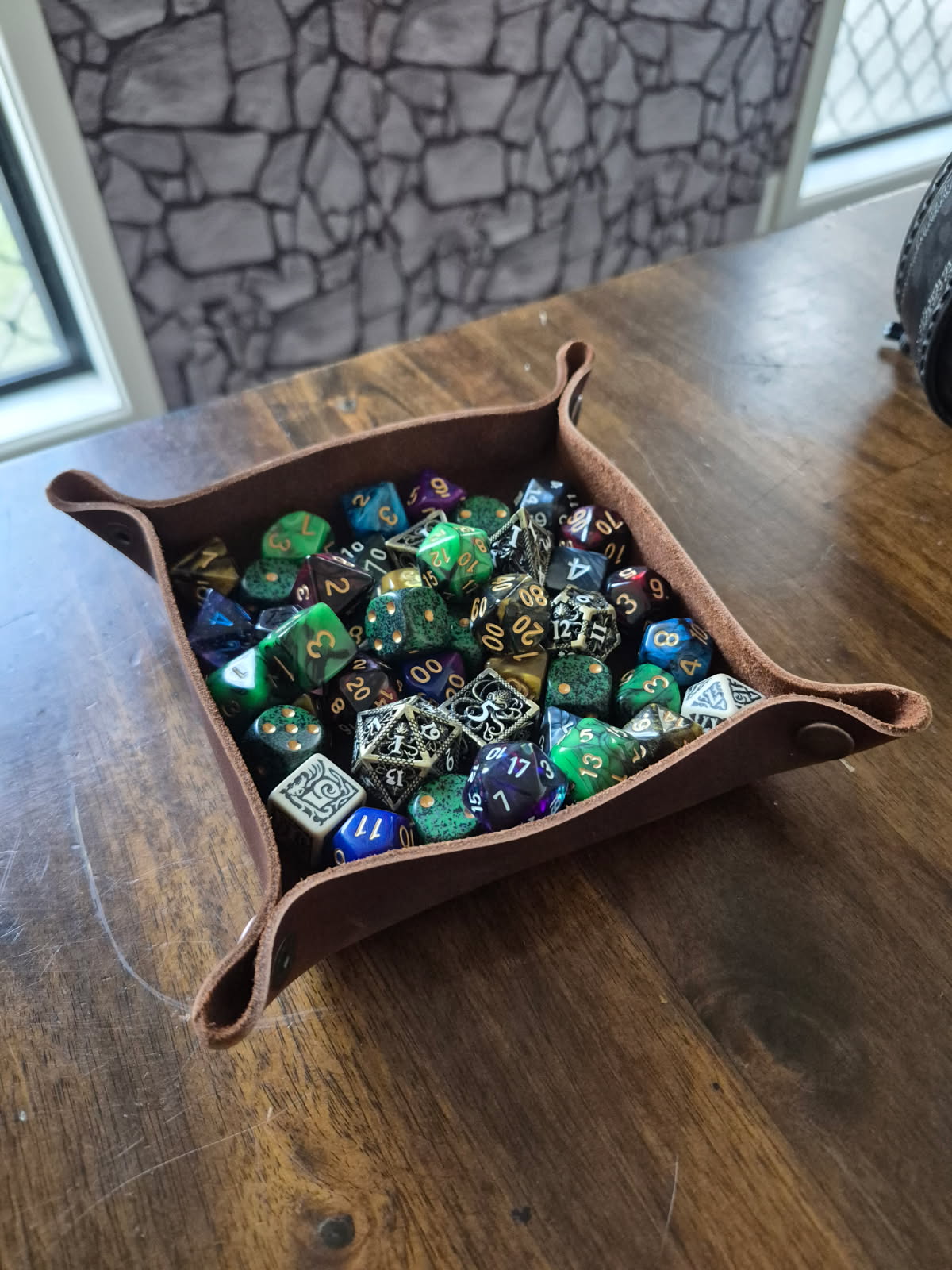 ATD Crafting – Leather Dice Tray - Plain Jane