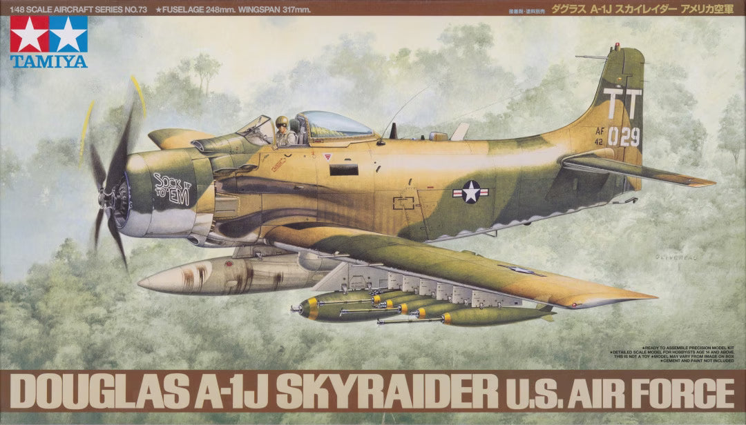 Douglas A-1J Skyraider U.S. Air Force 1:48