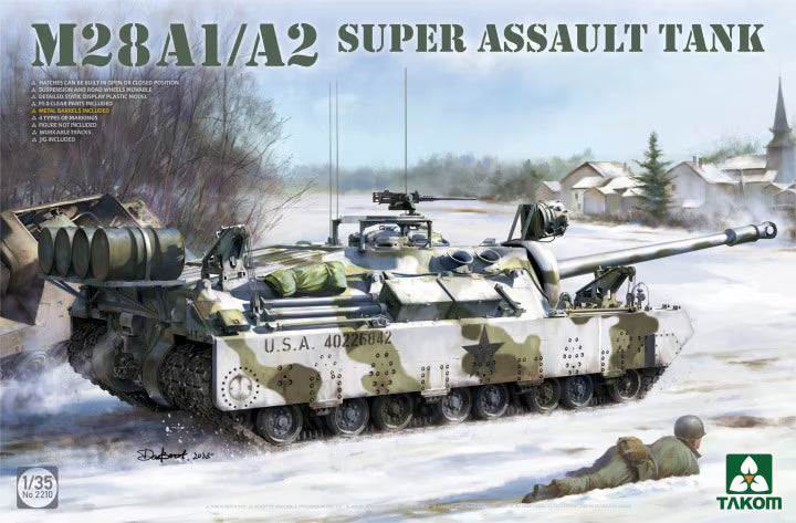 M28A1/A2 Super Assault Tank Takom | No. 2210 | 1:35