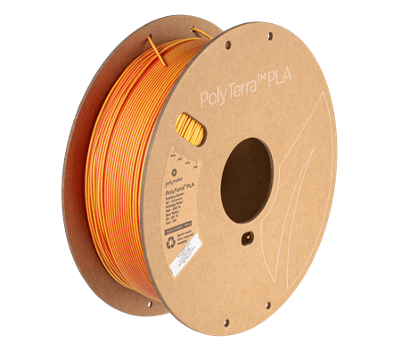 Polymaker PolyTerra Dual Matte PLA 1kg 1.75mm Filament - Rising Sun FPV