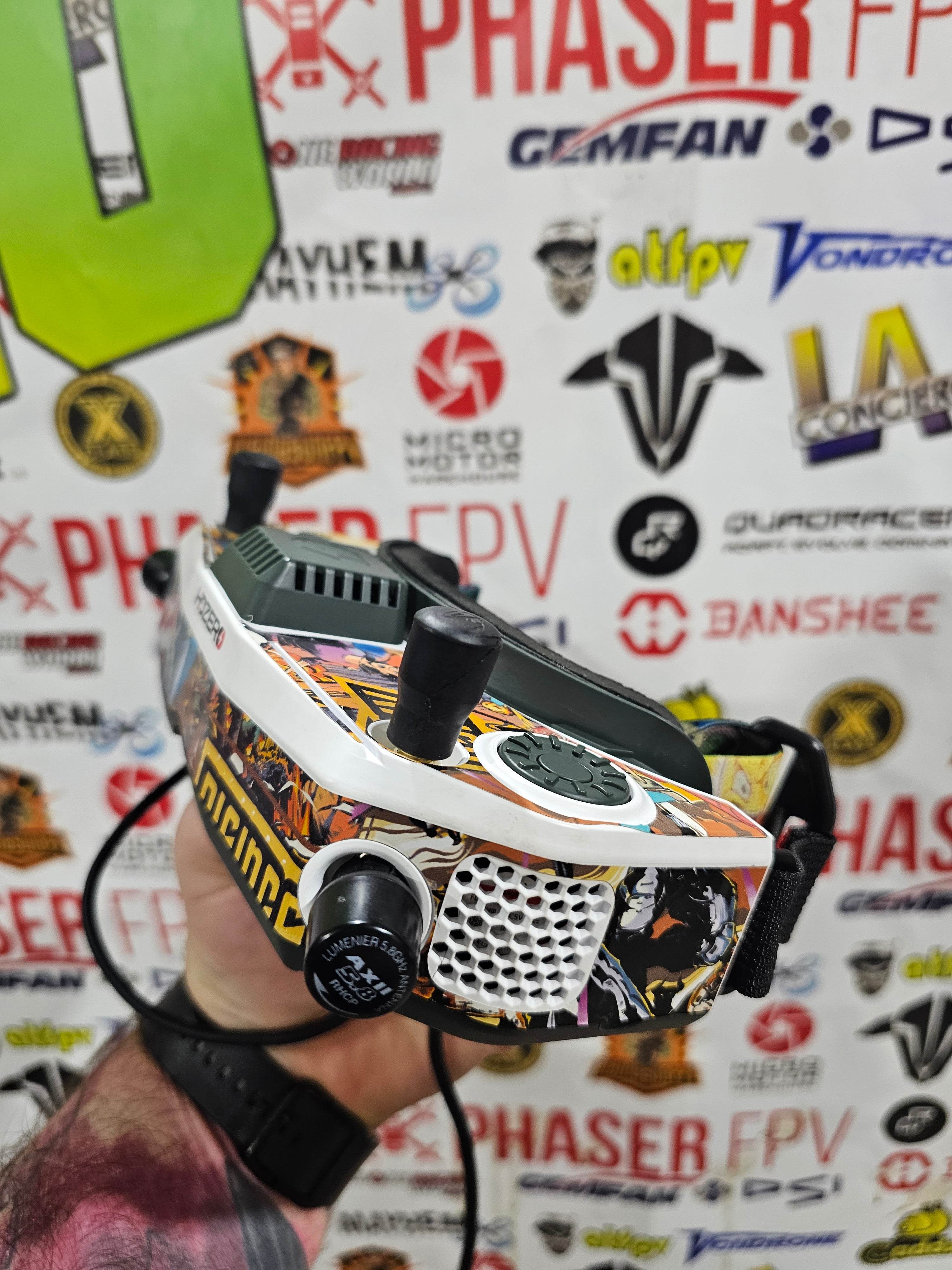 HDZero Goggle Skin - Rising Sun FPV
