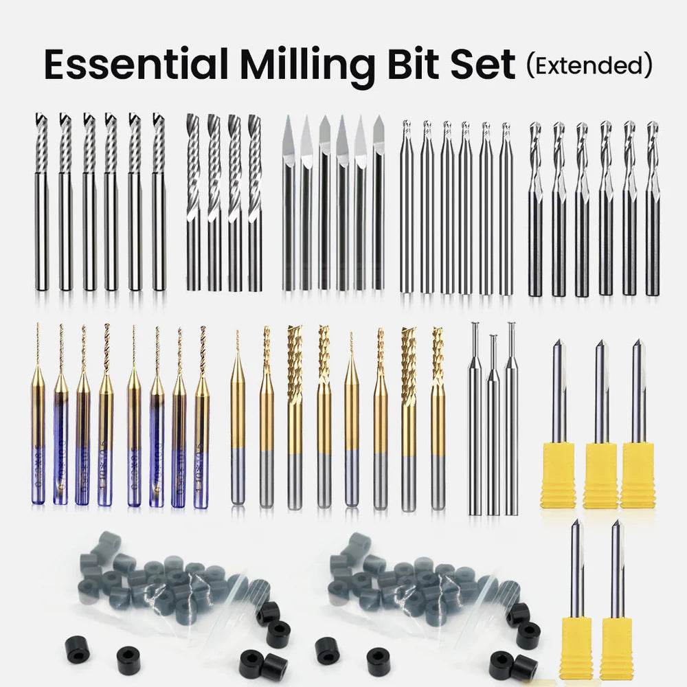 Carvera Essential Milling Bit Set 52 Piece - Rising Sun FPV