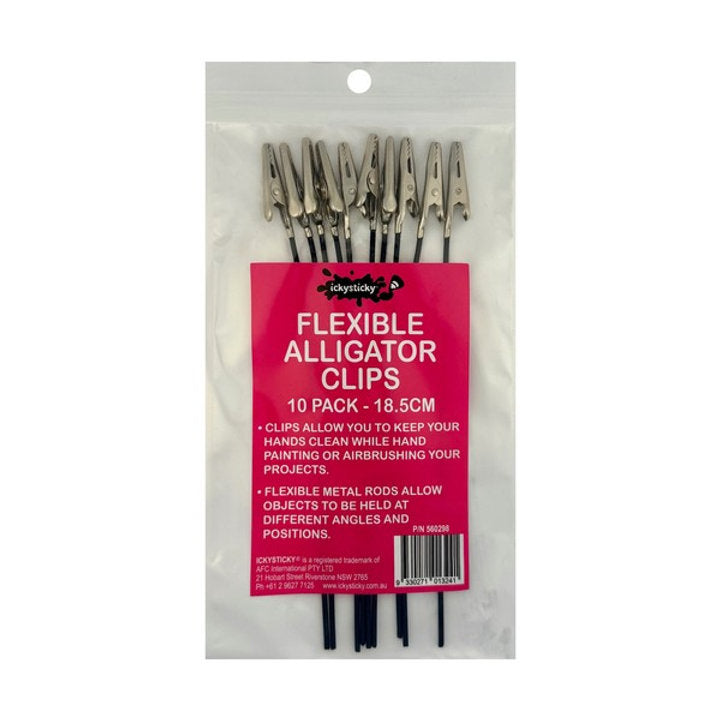 Icky Sticky ALLIGATOR CLIPS 10PK