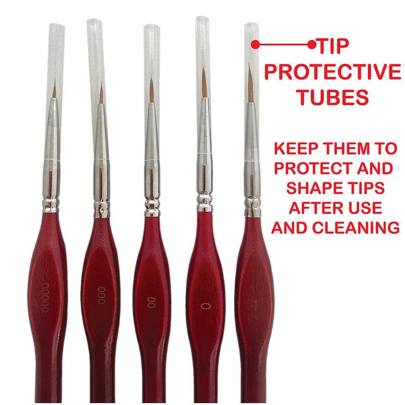 SYNTHETIC HAIR DETAIL PAINT BRUSH - SINGLE - Rising Sun FPV