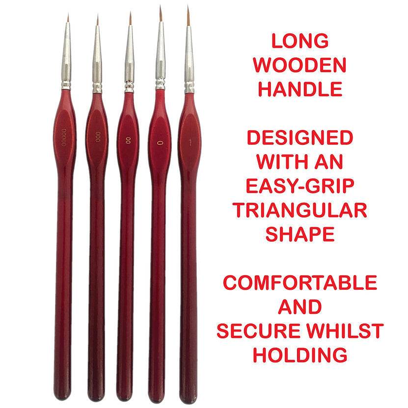 SYNTHETIC HAIR DETAIL PAINT BRUSH - SINGLE - Rising Sun FPV