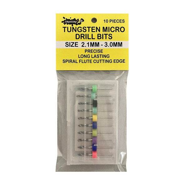 TUNGSTEN MICRO DRILL BITS 2.1MM - 3.0MM - Rising Sun FPV