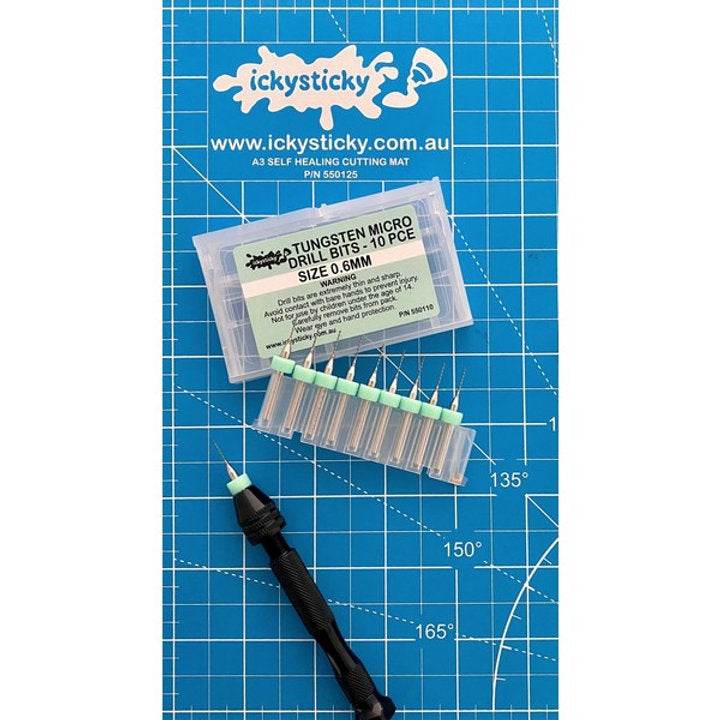 TUNGSTEN MICRO DRILL BITS SINGLE SIZE PACK - Rising Sun FPV