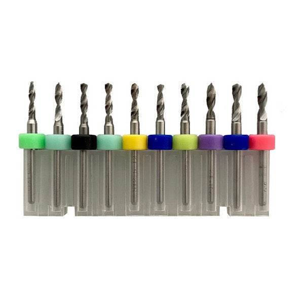 TUNGSTEN MICRO DRILL BITS 2.1MM - 3.0MM - Rising Sun FPV