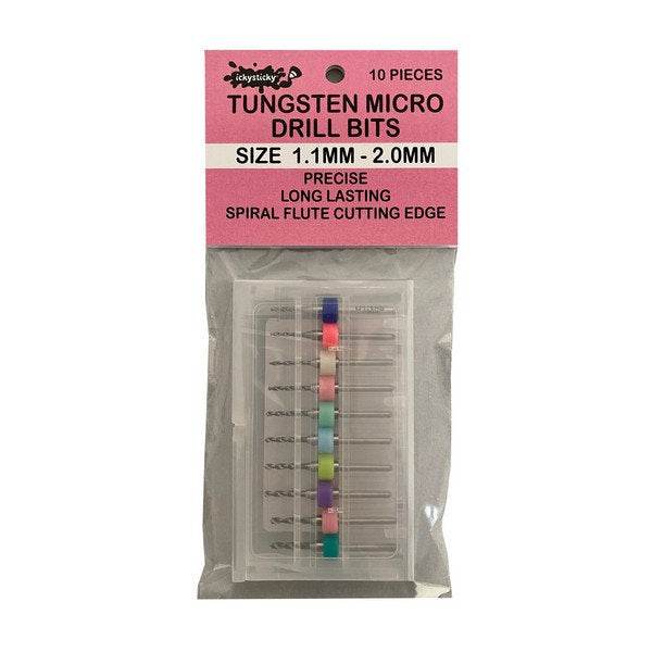 TUNGSTEN MICRO DRILL BITS 1.1MM - 2.0MM - Rising Sun FPV