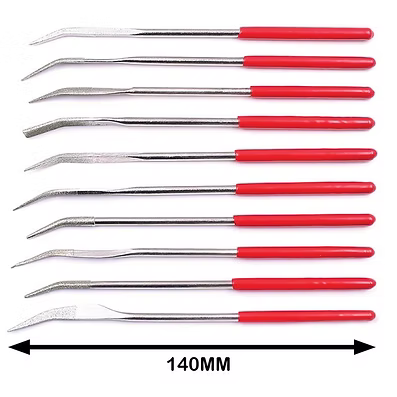 Icky Sticky 10 PIECE CURVED DIAMOND FILE SET