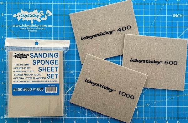 SANDING SPONGE SHEET SETS 3 PACK - Rising Sun FPV