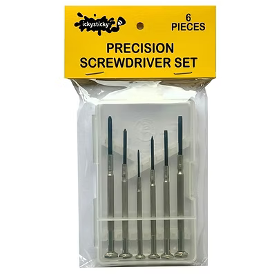 Icky Sticky 6 PIECE PRECISION SCREWDRIVER SET