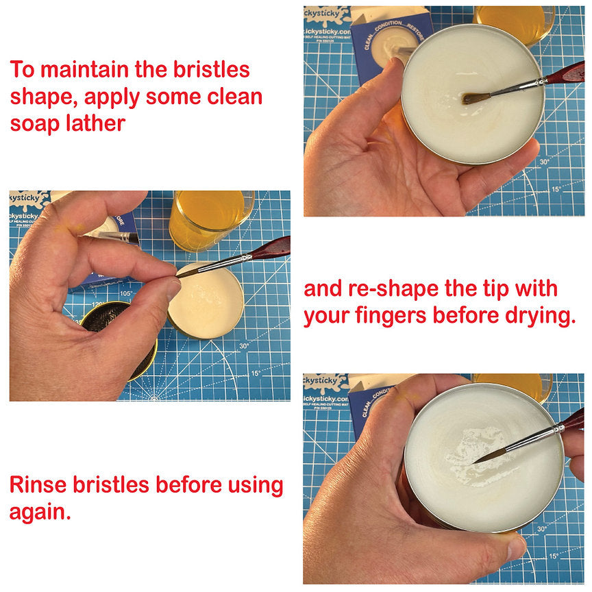 Icky Sticky PAINT BRUSH CLEANING SOAP