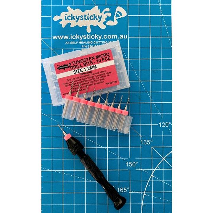 TUNGSTEN MICRO DRILL BITS SINGLE SIZE PACK - Rising Sun FPV