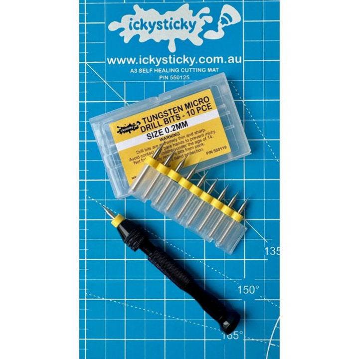 TUNGSTEN MICRO DRILL BITS SINGLE SIZE PACK - Rising Sun FPV