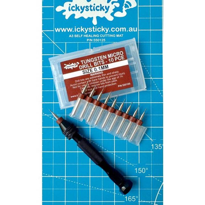 TUNGSTEN MICRO DRILL BITS SINGLE SIZE PACK - Rising Sun FPV