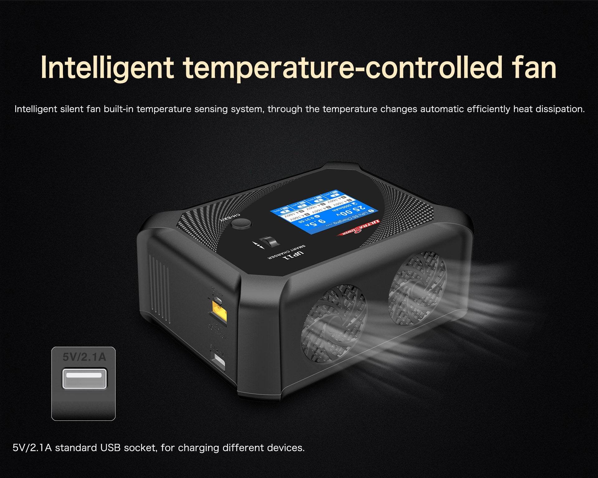 Ultra Power 11 4x60w Quad Output AC/DC Charger - Rising Sun FPV