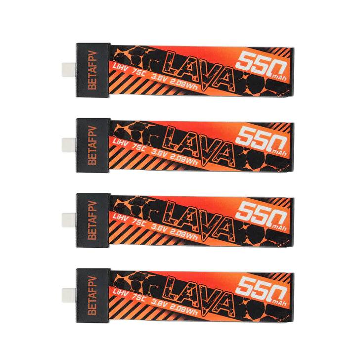 LAVA 1S 550mAh 75C Battery (4PCS) - Rising Sun FPV