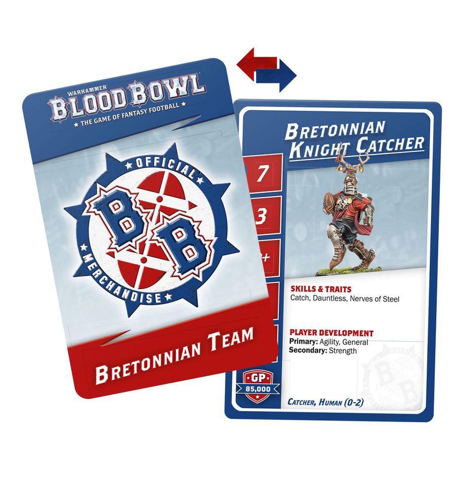 202-55 Blood Bowl: Bretonnian Team Card Pack
