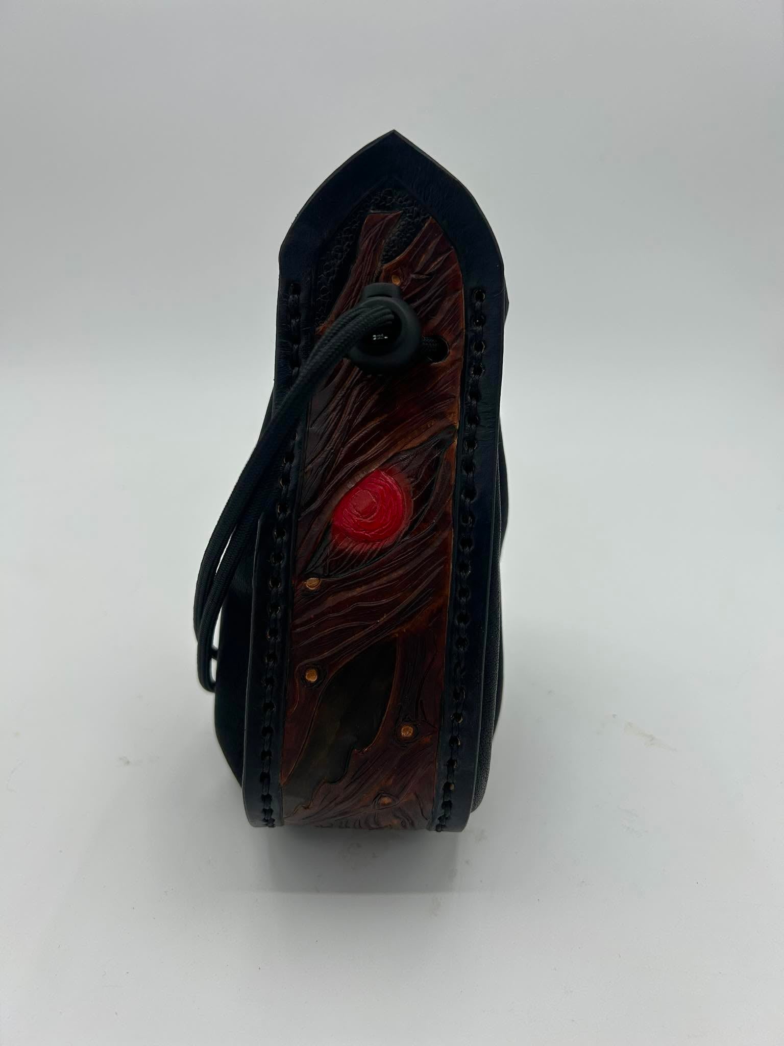 ATD Crafting – Hand-Stitched Leather Dice Bag - Blight