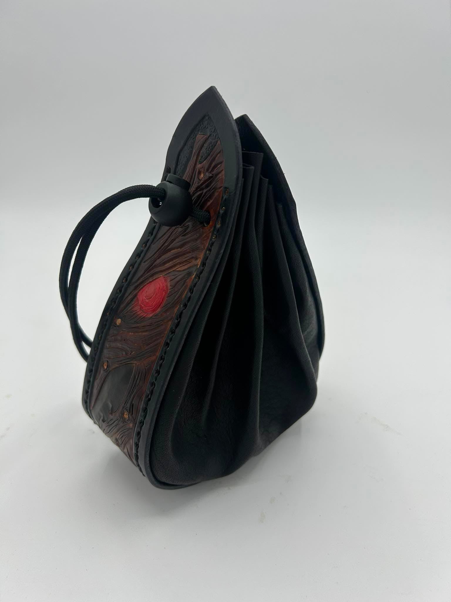 ATD Crafting – Hand-Stitched Leather Dice Bag - Blight