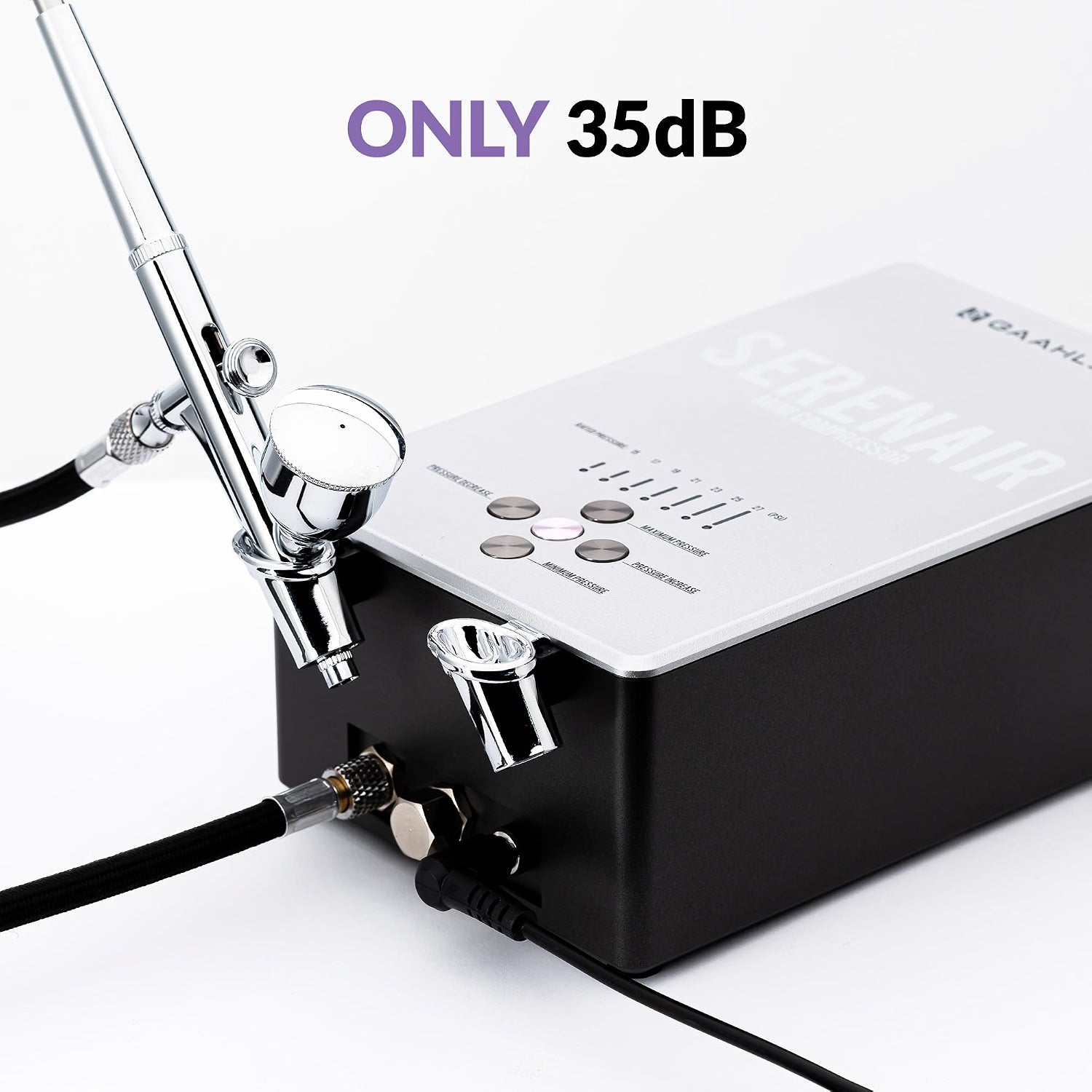 Gaahleri Airbrush Kit, Ambition Series GTS-06, Airbrush & Air Compressor with Air Control