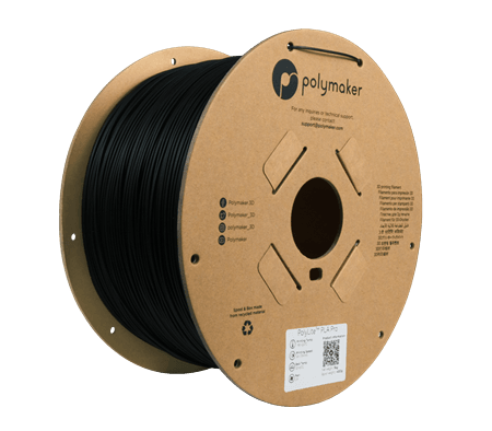 Polymaker PolyLite PLA+ Pro Black 3kg (1.75mm) - Rising Sun FPV
