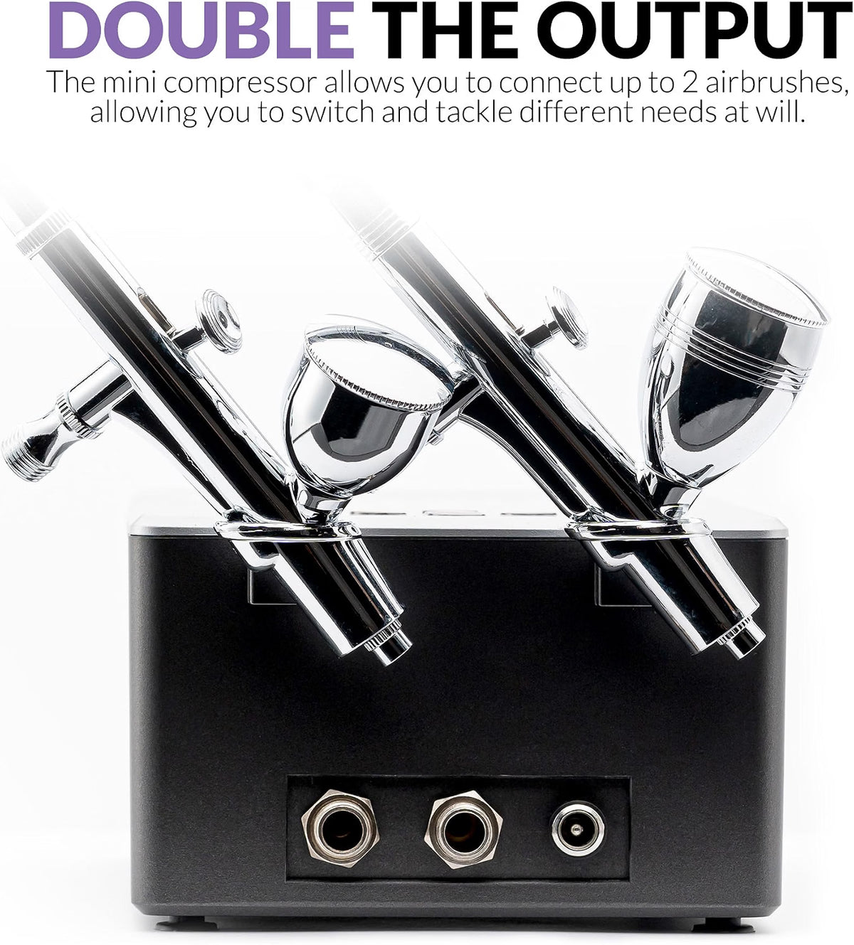 Gaahleri Airbrush Kit, Ambition Series GTS-06, Airbrush & Air Compressor with Air Control