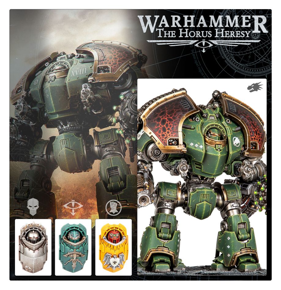 31-133 Horus Heresy Saturnine Siege Dreadnought – Ophion Configuration