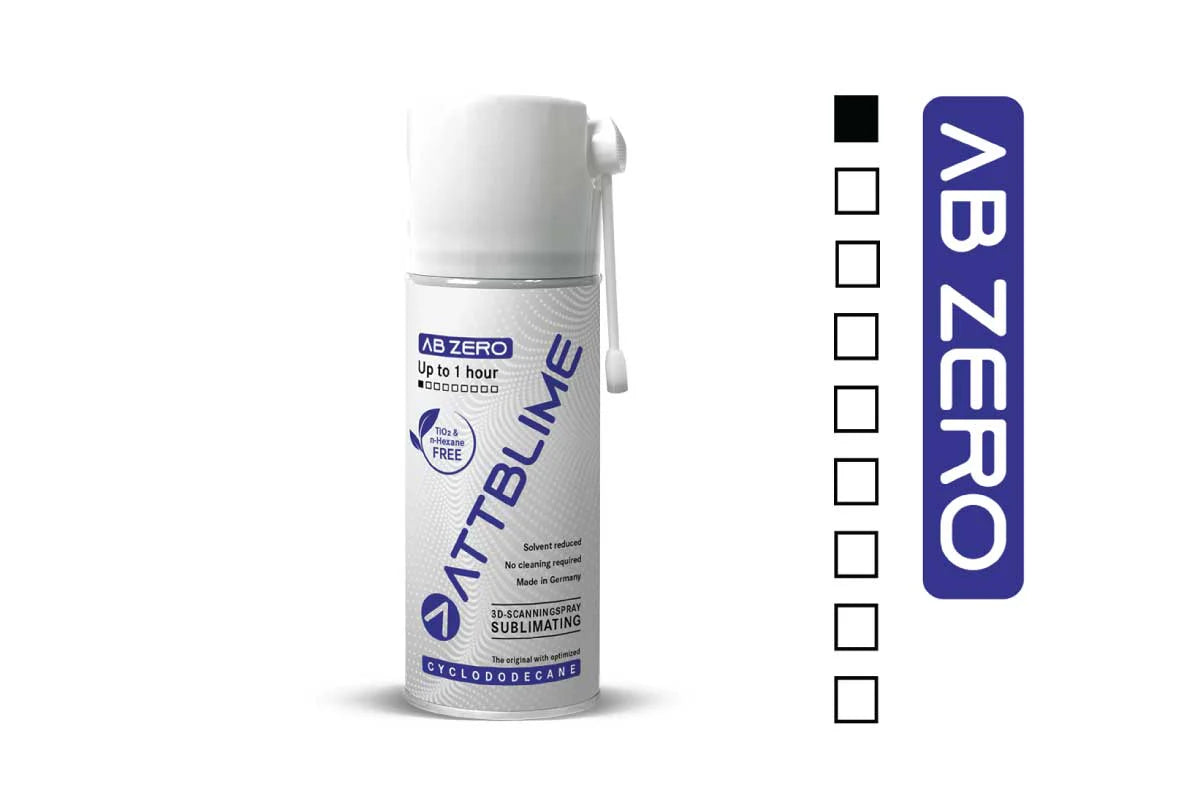 ATTBLIME AB ZERO 500ML Vanishing 3D Scanning Spray For Sensitive Surfaces