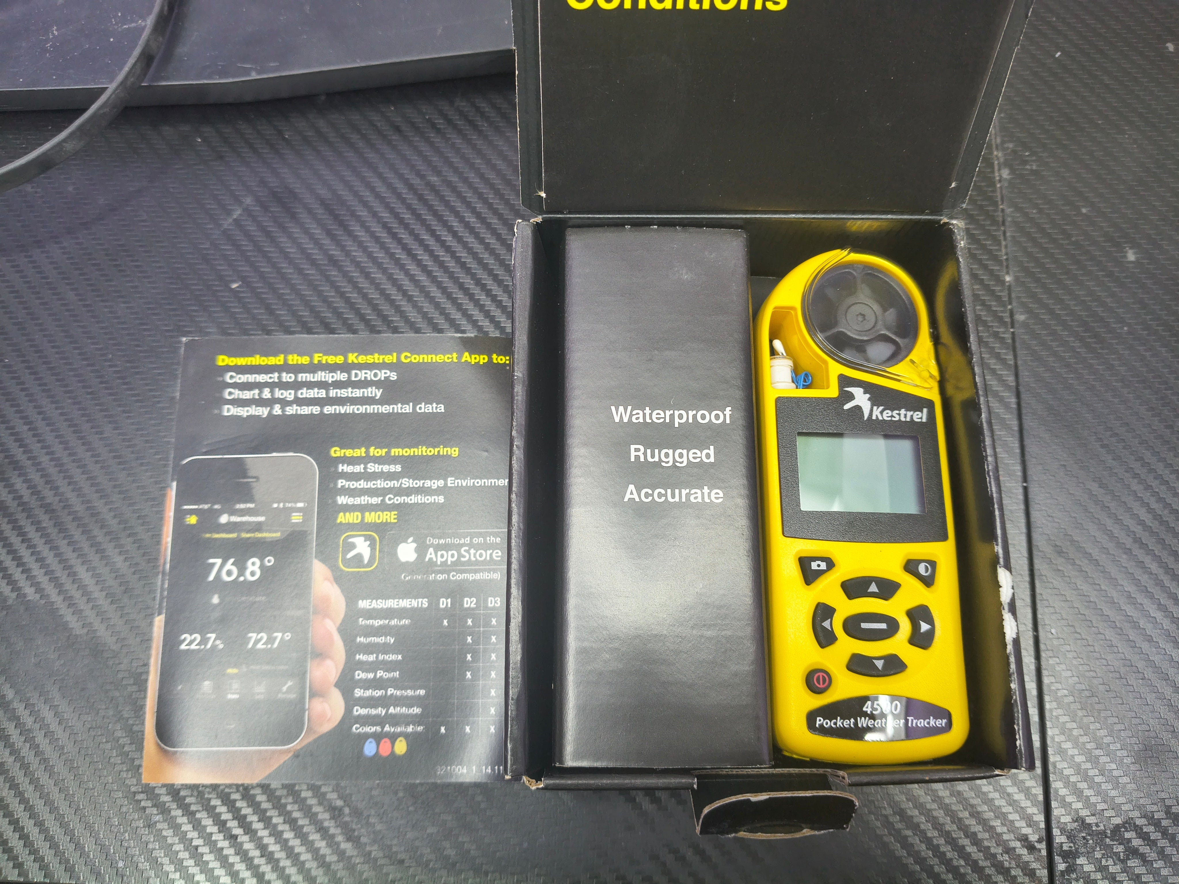 Kestrel 4500 Weather Meter (Anemometer)