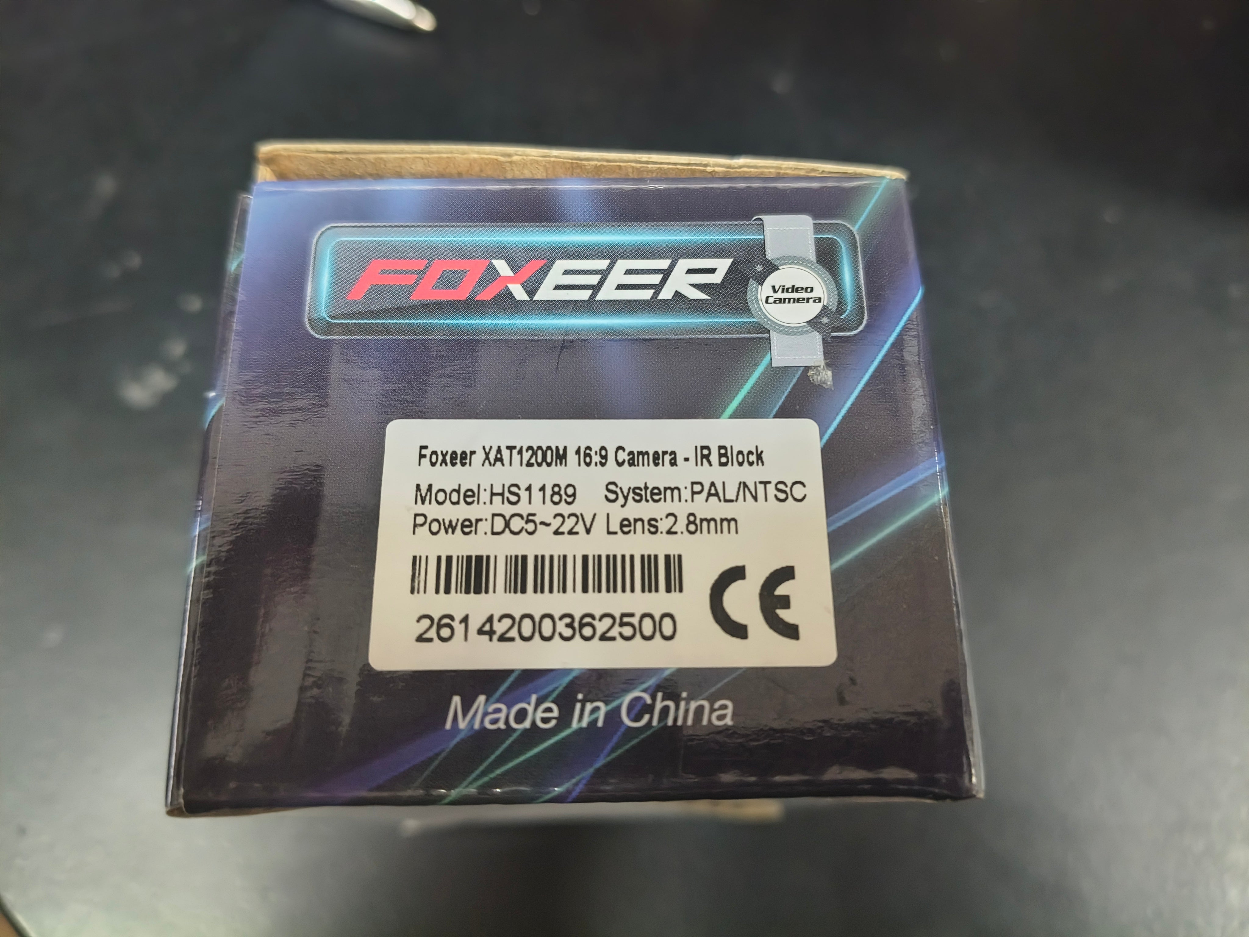 Foxeer HS1189 XAT1200M 2.8mm 1200TVL 1/2.7 CMOS 16:9 3MP FPV