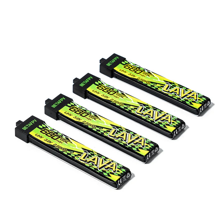 LAVA II 1S 680mAh Battrey 95C (4PCS)