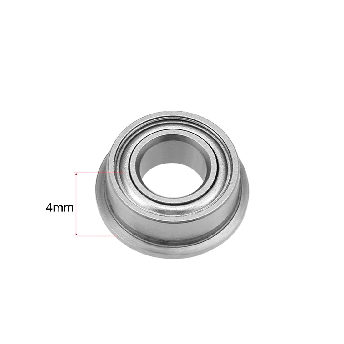 MF105zz Deep Groove Flange Ball Bearings 5x10x4mm