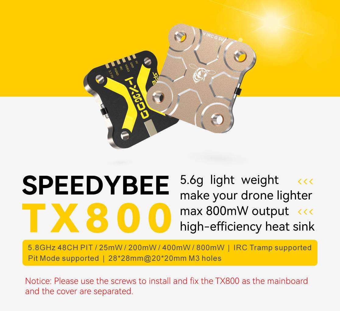 SpeedyBee TX800 - Rising Sun FPV