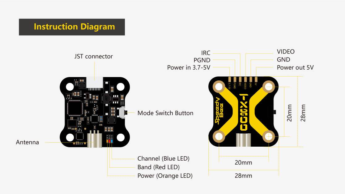SpeedyBee TX800 - Rising Sun FPV