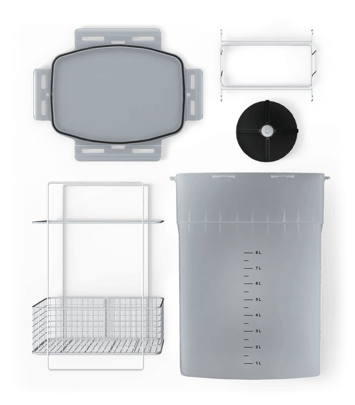 Phrozen Wash & Cure Kit : Washing Bucket Set - Rising Sun FPV