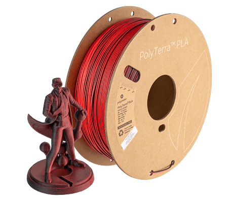 Polymaker PolyTerra Dual Matte PLA 1kg 1.75mm Filament - Rising Sun FPV