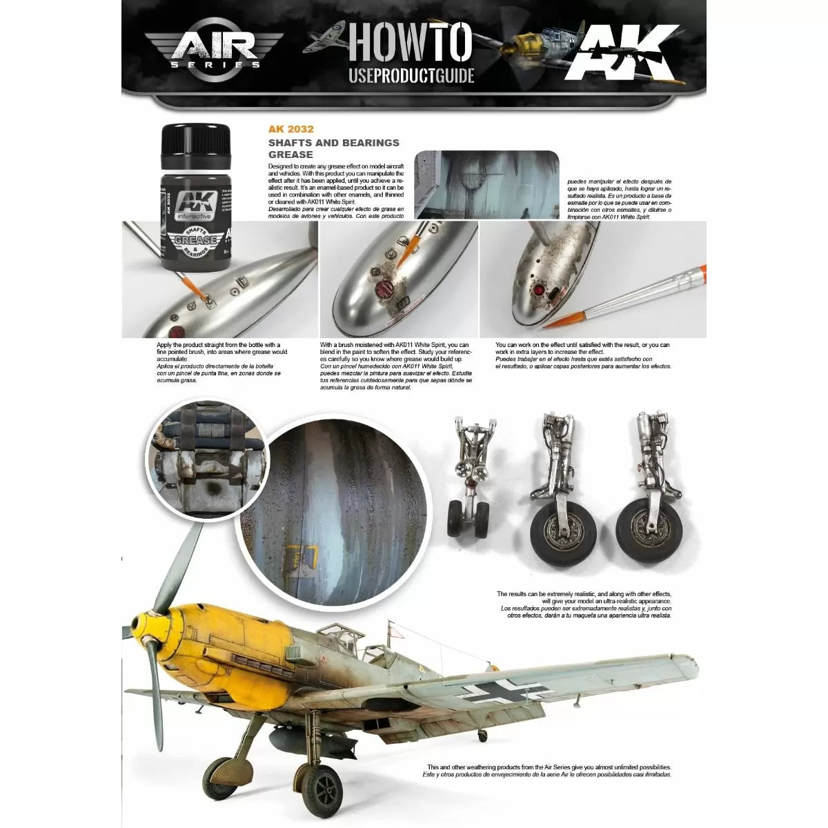 AK Interactive - Weathering Products - Wash for Shafts and Bearings 35ml