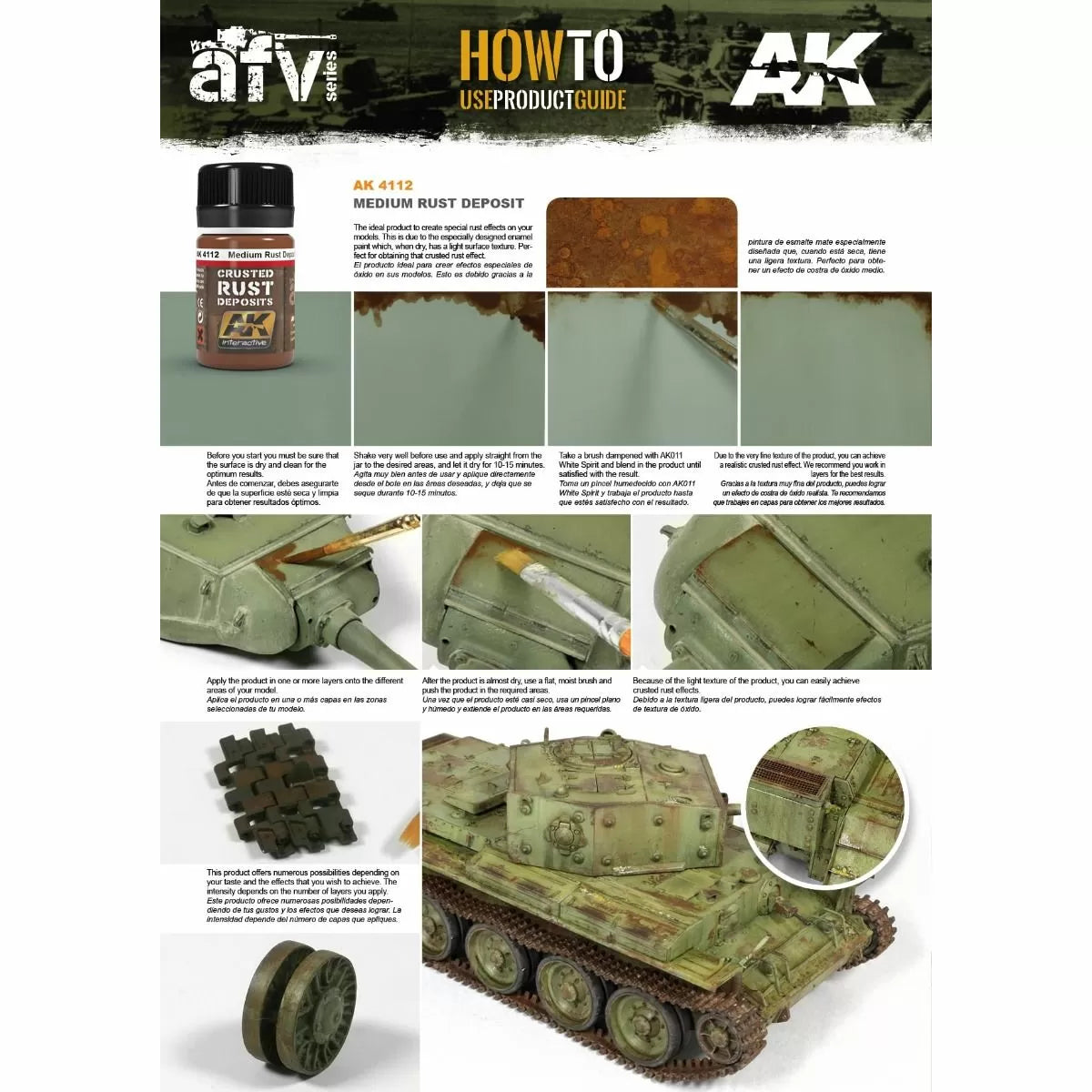 AK Interactive - Weathering Products - Medium Rust Deposit 35ml