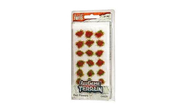 All Game Terrain - Red Flower Tufts - Rising Sun FPV
