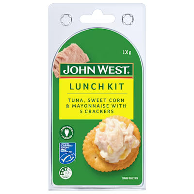 John West Lunch Kit In Mayo And Corn 108g