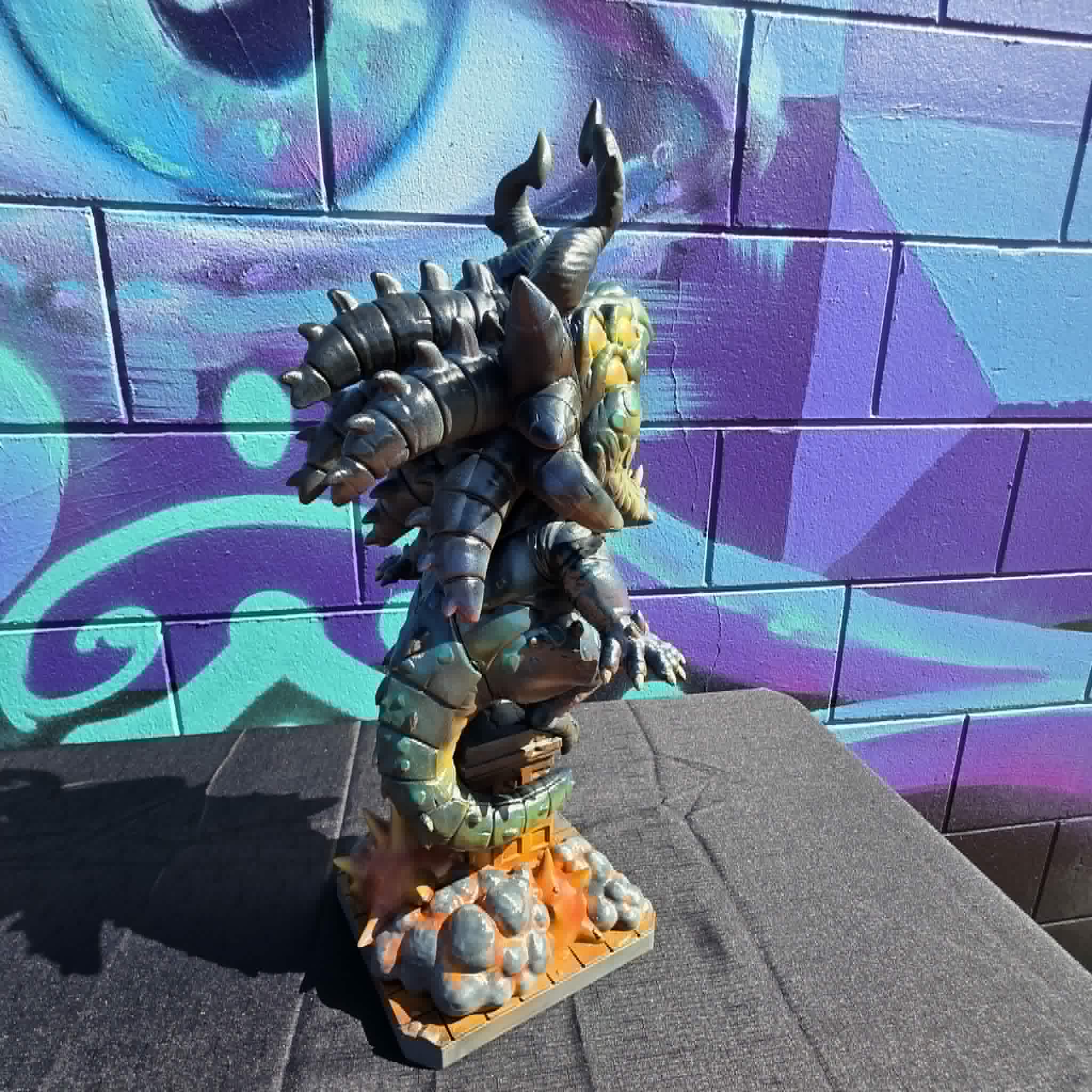 Kaiju Attack Statue