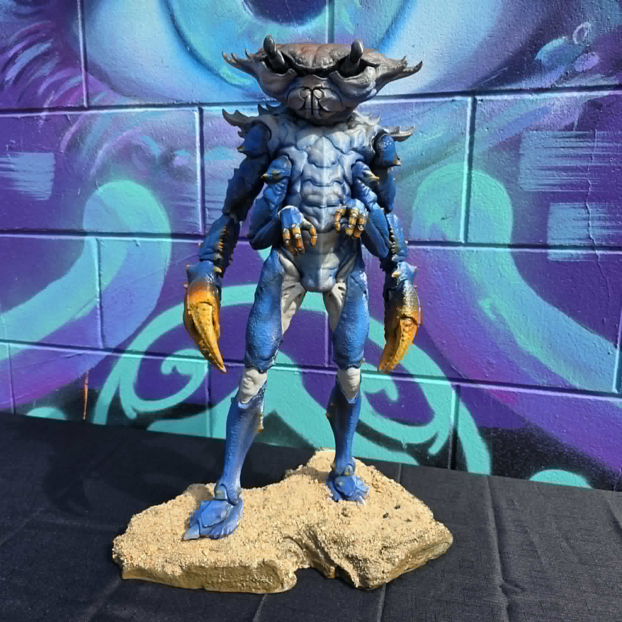 Blue Tide Walker Statue