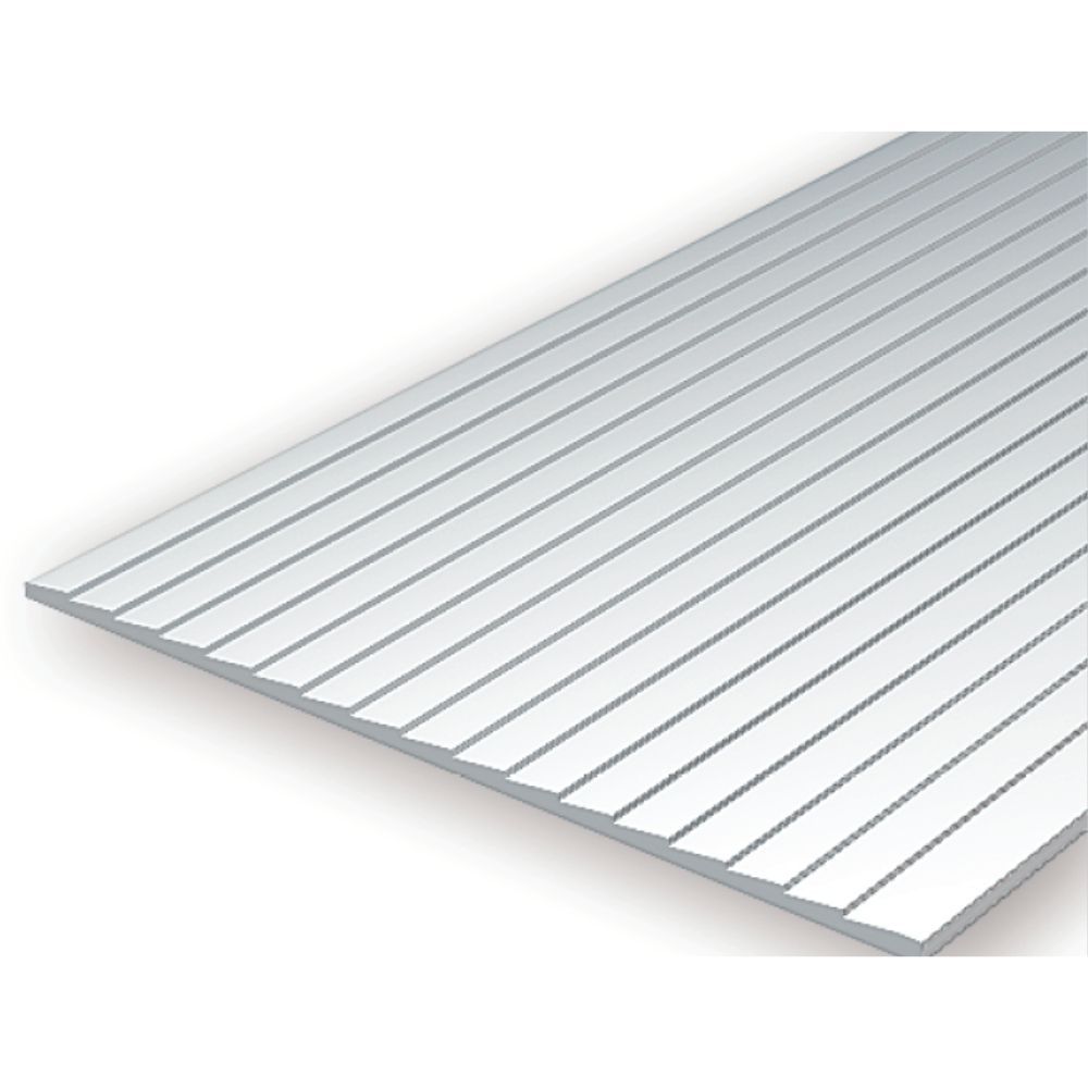 Evergreen 14041 Styrene Clapboard Siding, .040 in Spacing, 12 x 24 in