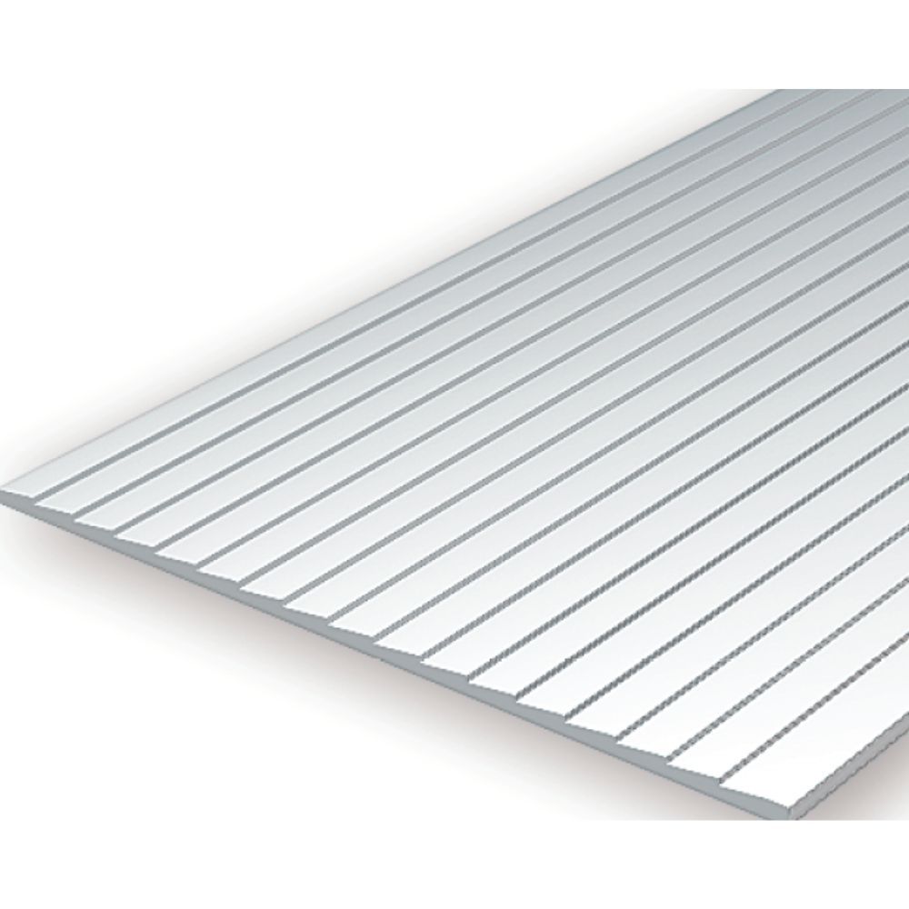 Evergreen 14081 Styrene Clapboard Siding, .080 in Spacing, 12 x 24 in
