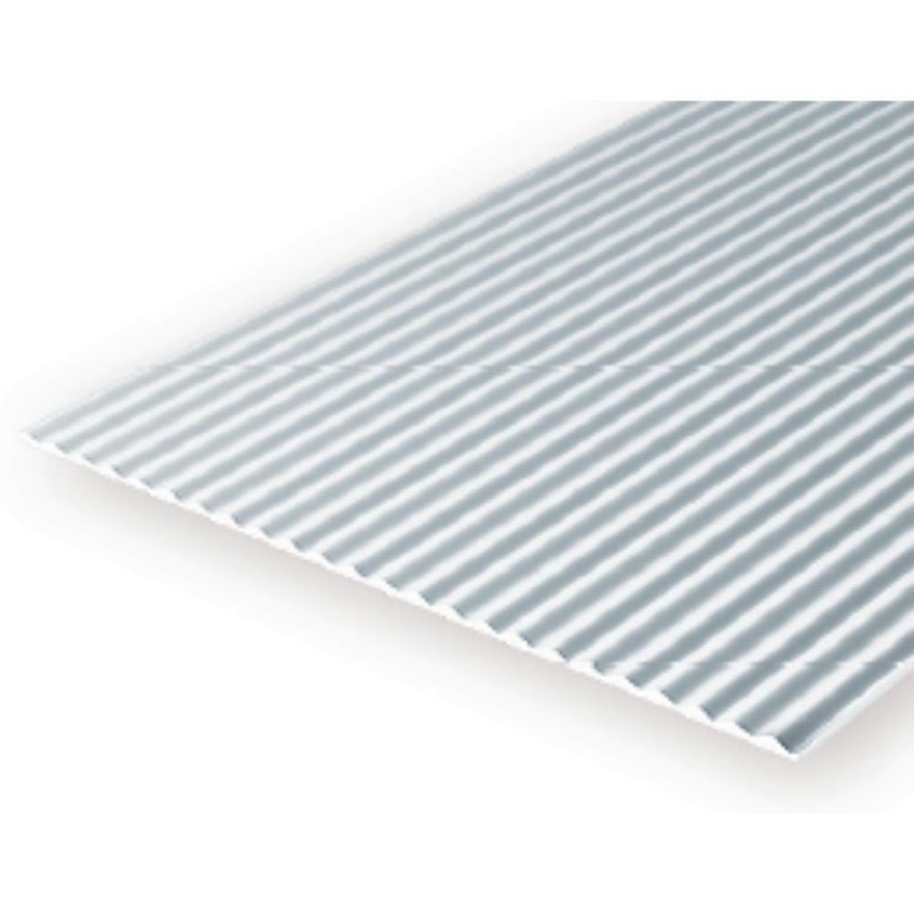 Evergreen 14526 Styrene Metal Siding, .040 in Spacing, 12 x 24 in