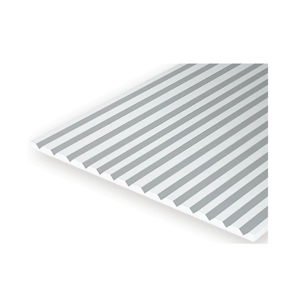 Evergreen 2050 Styrene V-Groove Siding, .050 in Spacing, 6 x 12 in