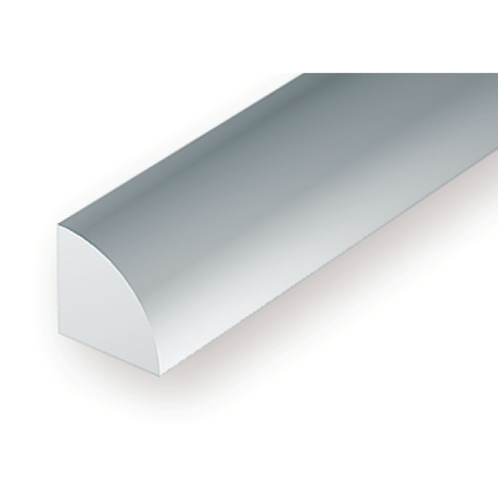 Evergreen 246 Styrene Quarter Round .030 in (0.75 mm) (5 Pack)