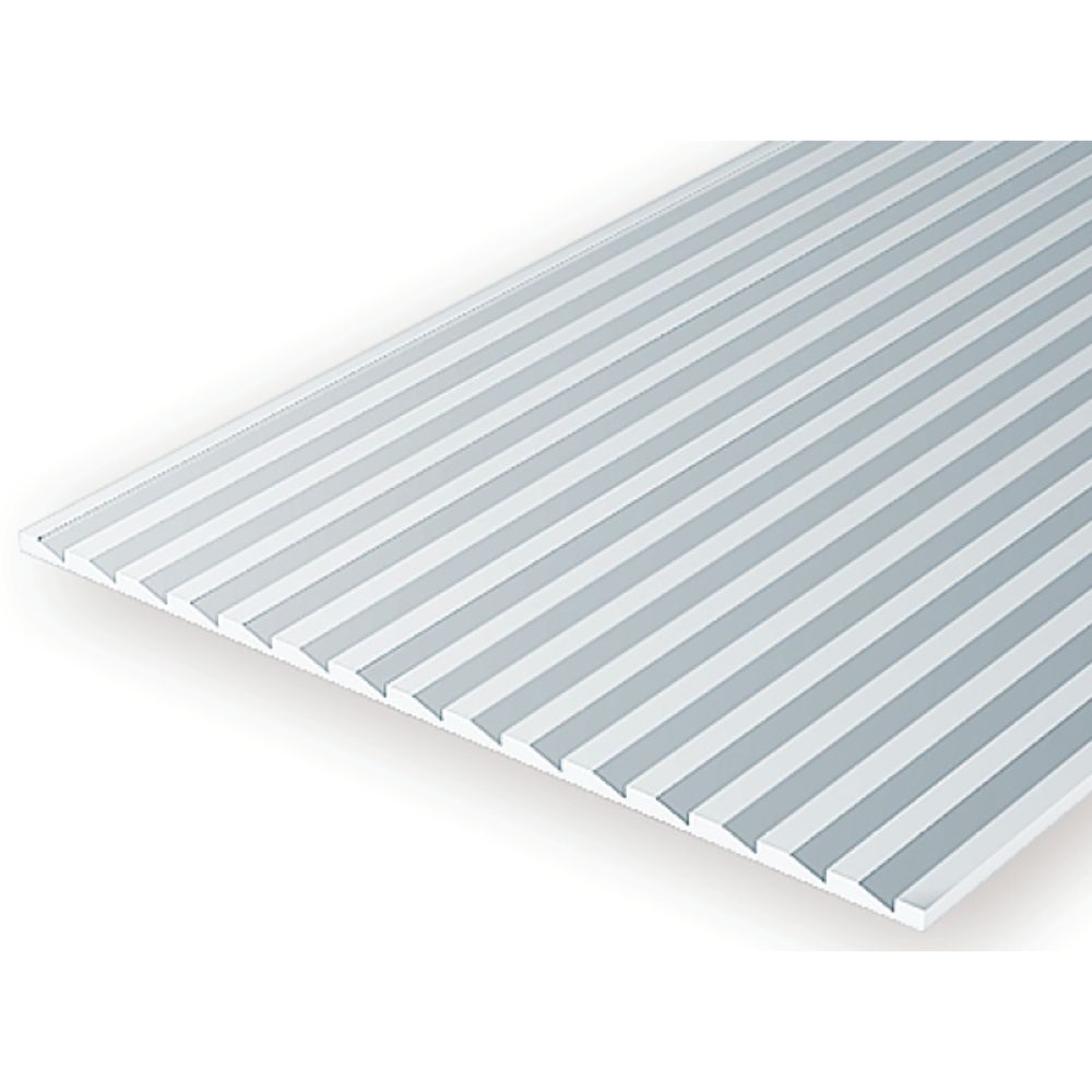 Evergreen 4083 Styrene Novelty Siding, .083 in Spacing, 6 x 12 in